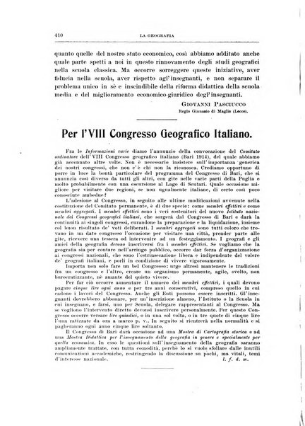 La geografia comunicazioni dell'Istituto geografico De Agostini