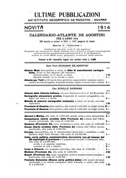 La geografia comunicazioni dell'Istituto geografico De Agostini