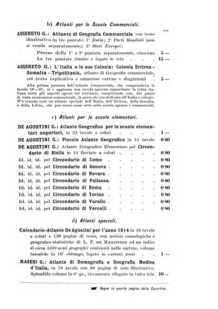 La geografia comunicazioni dell'Istituto geografico De Agostini