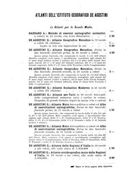 La geografia comunicazioni dell'Istituto geografico De Agostini