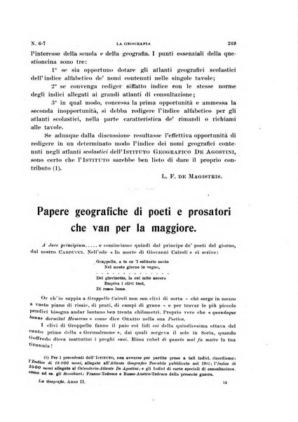 La geografia comunicazioni dell'Istituto geografico De Agostini