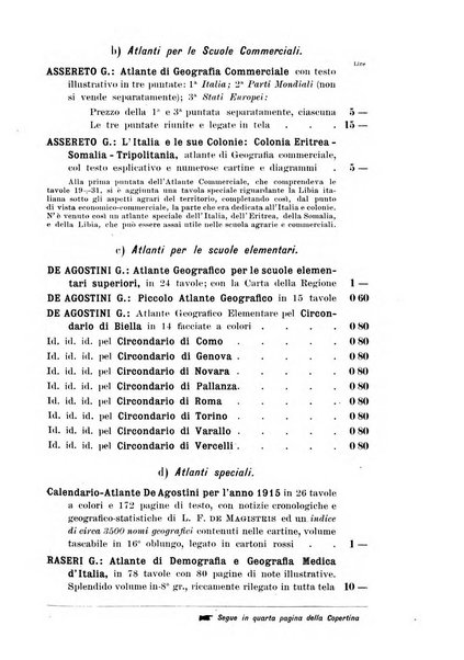 La geografia comunicazioni dell'Istituto geografico De Agostini