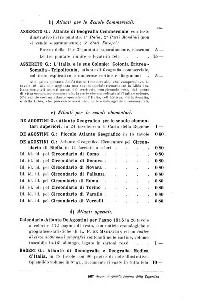 La geografia comunicazioni dell'Istituto geografico De Agostini