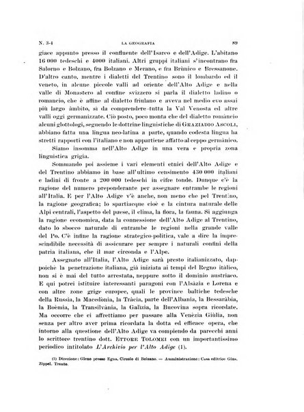 La geografia comunicazioni dell'Istituto geografico De Agostini