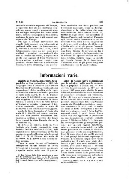 La geografia comunicazioni dell'Istituto geografico De Agostini