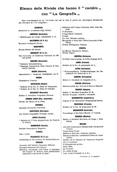 La geografia comunicazioni dell'Istituto geografico De Agostini