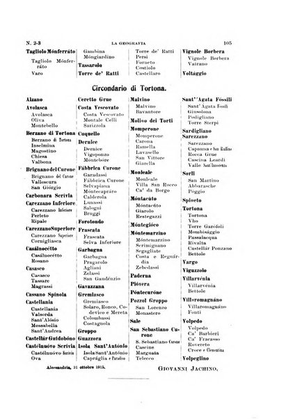 La geografia comunicazioni dell'Istituto geografico De Agostini