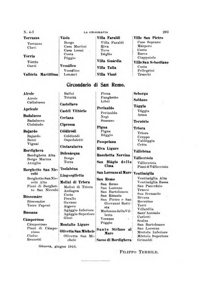 La geografia comunicazioni dell'Istituto geografico De Agostini