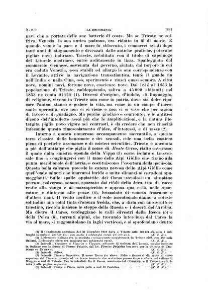 La geografia comunicazioni dell'Istituto geografico De Agostini