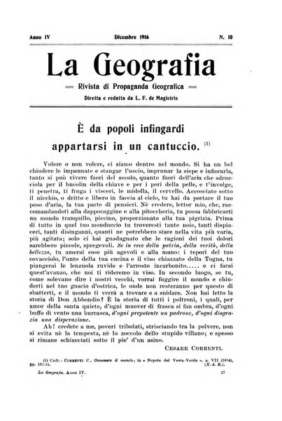 La geografia comunicazioni dell'Istituto geografico De Agostini