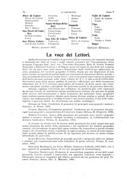 La geografia comunicazioni dell'Istituto geografico De Agostini