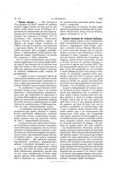 La geografia comunicazioni dell'Istituto geografico De Agostini