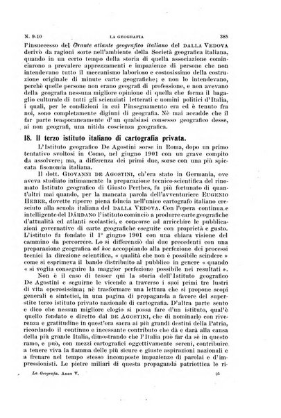 La geografia comunicazioni dell'Istituto geografico De Agostini