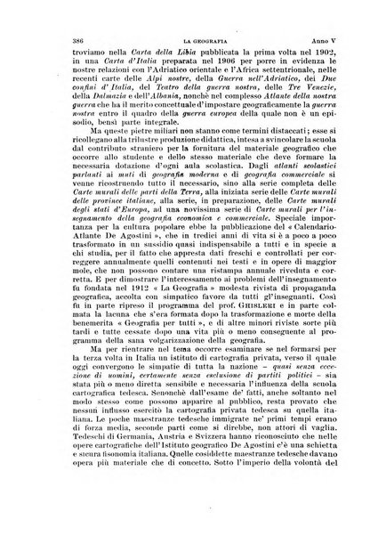 La geografia comunicazioni dell'Istituto geografico De Agostini