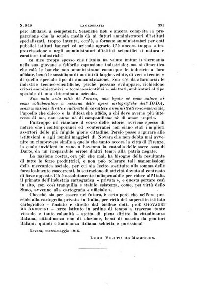 La geografia comunicazioni dell'Istituto geografico De Agostini