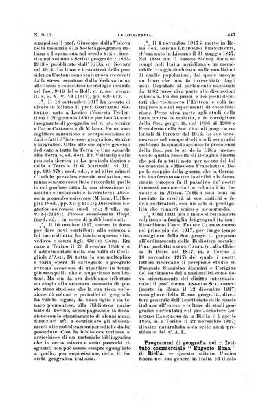 La geografia comunicazioni dell'Istituto geografico De Agostini