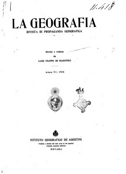 La geografia comunicazioni dell'Istituto geografico De Agostini