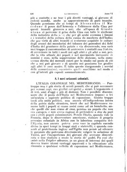 La geografia comunicazioni dell'Istituto geografico De Agostini