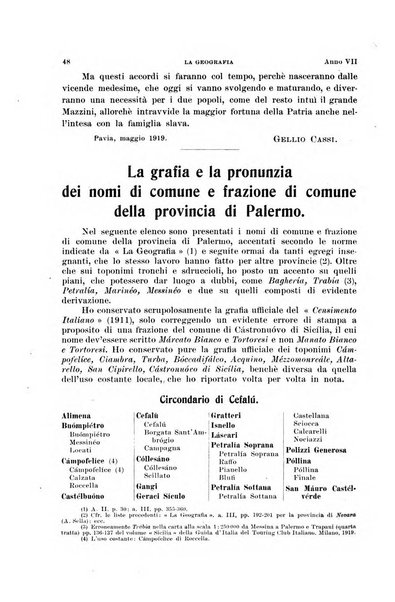 La geografia comunicazioni dell'Istituto geografico De Agostini