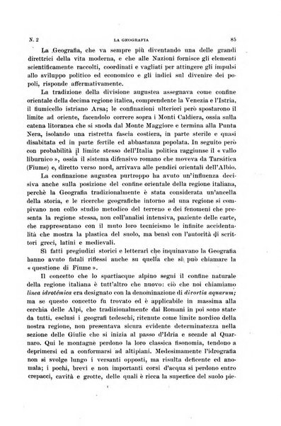 La geografia comunicazioni dell'Istituto geografico De Agostini