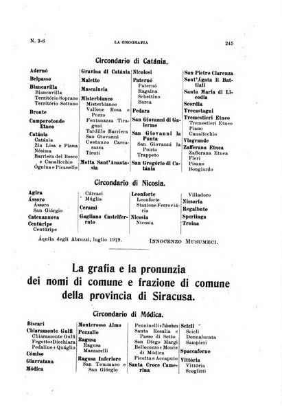 La geografia comunicazioni dell'Istituto geografico De Agostini