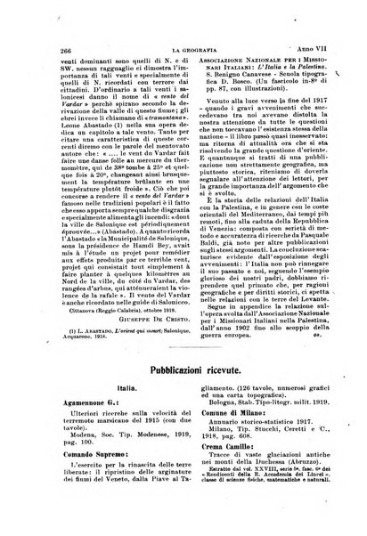 La geografia comunicazioni dell'Istituto geografico De Agostini