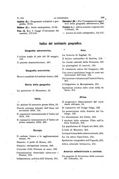 La geografia comunicazioni dell'Istituto geografico De Agostini