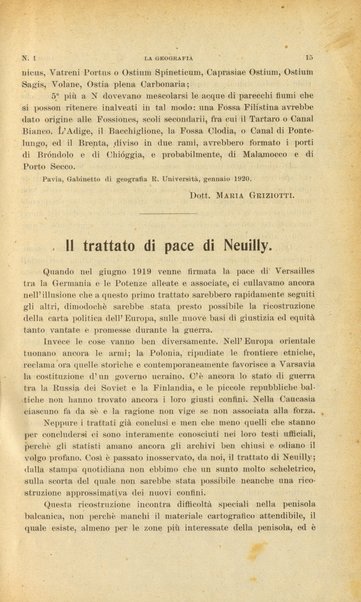 La geografia comunicazioni dell'Istituto geografico De Agostini