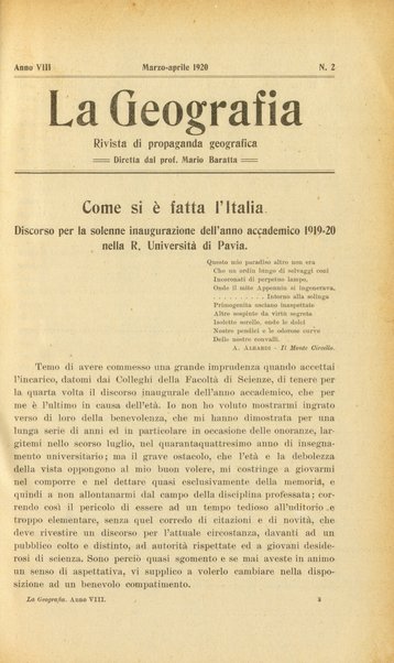 La geografia comunicazioni dell'Istituto geografico De Agostini