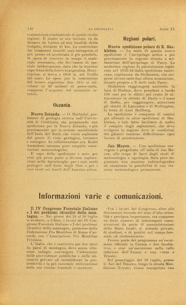 La geografia comunicazioni dell'Istituto geografico De Agostini