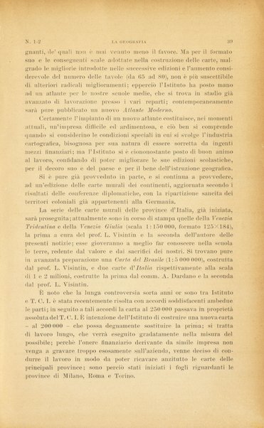 La geografia comunicazioni dell'Istituto geografico De Agostini