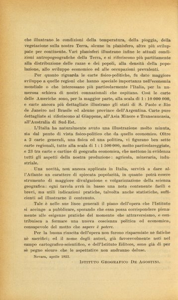 La geografia comunicazioni dell'Istituto geografico De Agostini