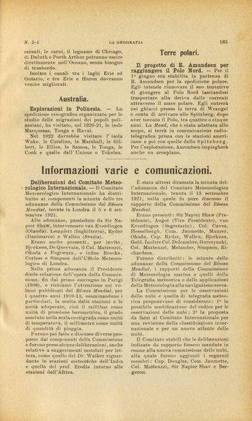 La geografia comunicazioni dell'Istituto geografico De Agostini