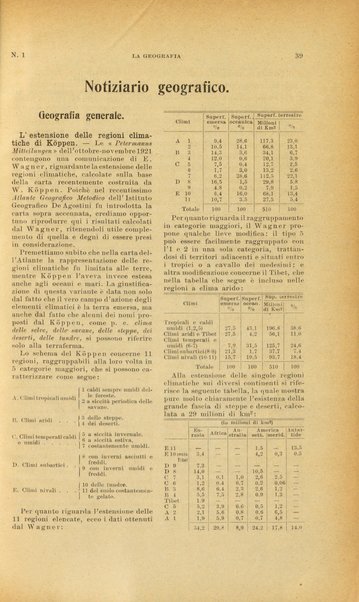 La geografia comunicazioni dell'Istituto geografico De Agostini