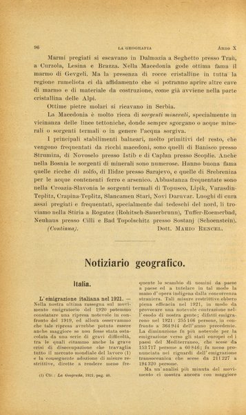 La geografia comunicazioni dell'Istituto geografico De Agostini