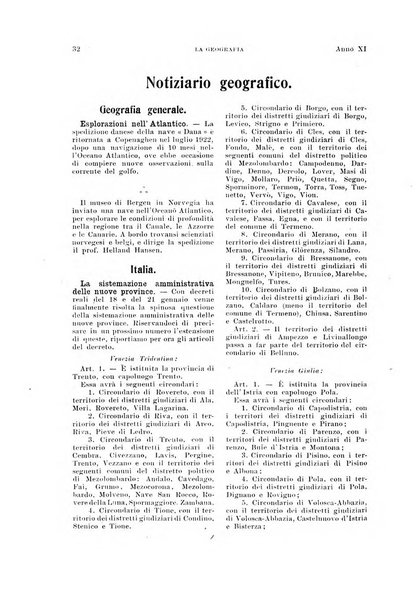 La geografia comunicazioni dell'Istituto geografico De Agostini