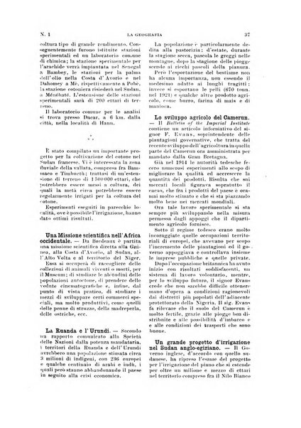 La geografia comunicazioni dell'Istituto geografico De Agostini