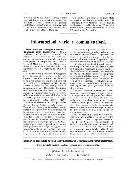 La geografia comunicazioni dell'Istituto geografico De Agostini