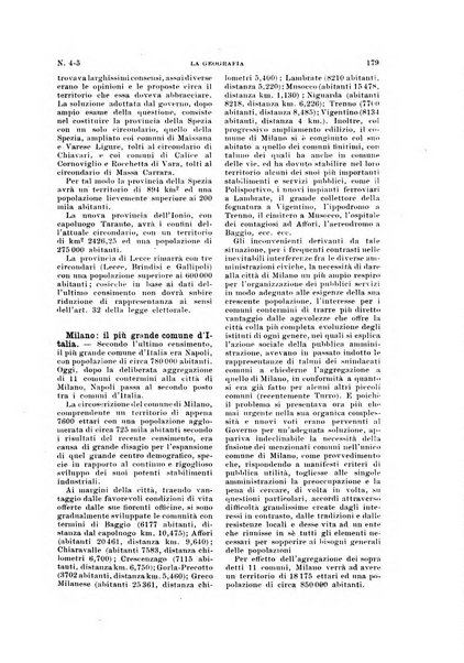 La geografia comunicazioni dell'Istituto geografico De Agostini