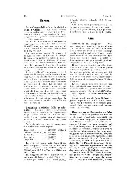 La geografia comunicazioni dell'Istituto geografico De Agostini