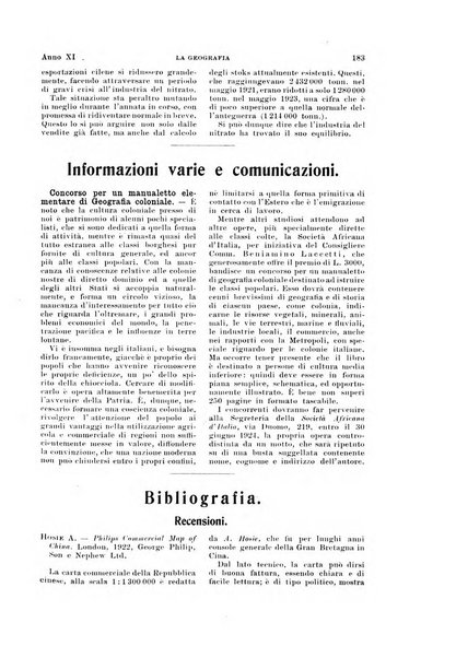 La geografia comunicazioni dell'Istituto geografico De Agostini