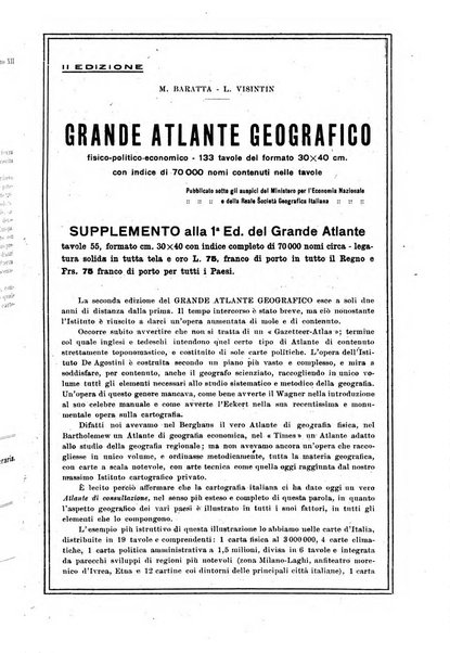 La geografia comunicazioni dell'Istituto geografico De Agostini