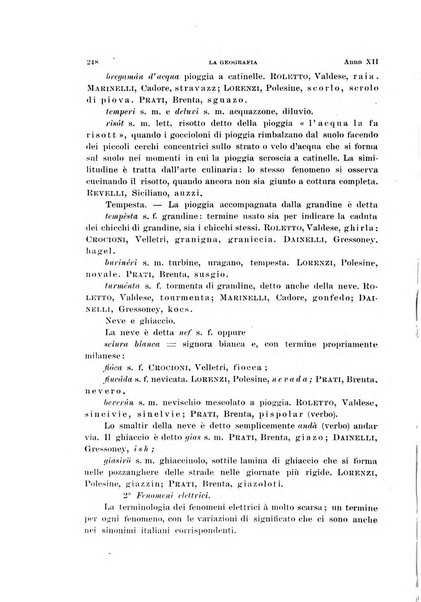 La geografia comunicazioni dell'Istituto geografico De Agostini