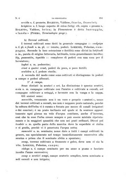 La geografia comunicazioni dell'Istituto geografico De Agostini