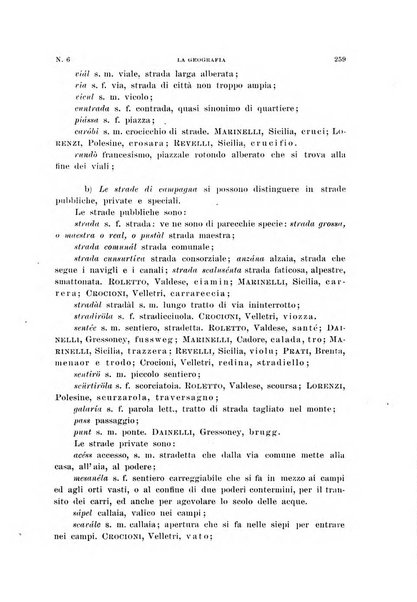 La geografia comunicazioni dell'Istituto geografico De Agostini