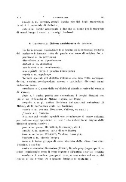 La geografia comunicazioni dell'Istituto geografico De Agostini