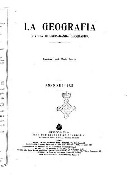 La geografia comunicazioni dell'Istituto geografico De Agostini