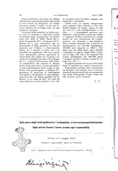 La geografia comunicazioni dell'Istituto geografico De Agostini