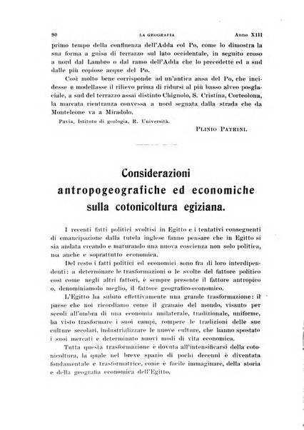 La geografia comunicazioni dell'Istituto geografico De Agostini