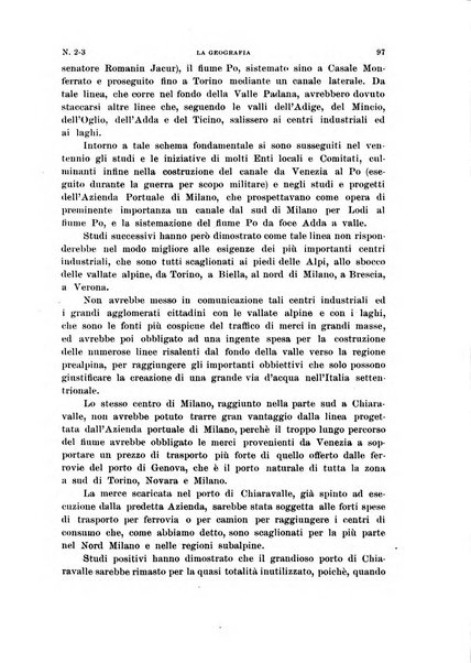 La geografia comunicazioni dell'Istituto geografico De Agostini